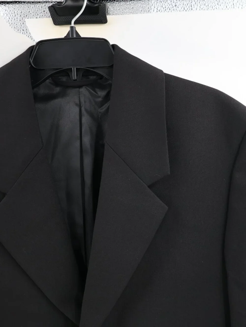 NWT Zara Sport Coat Mens 36 Boxy oversized trend Classic Blazer Two Button Black
